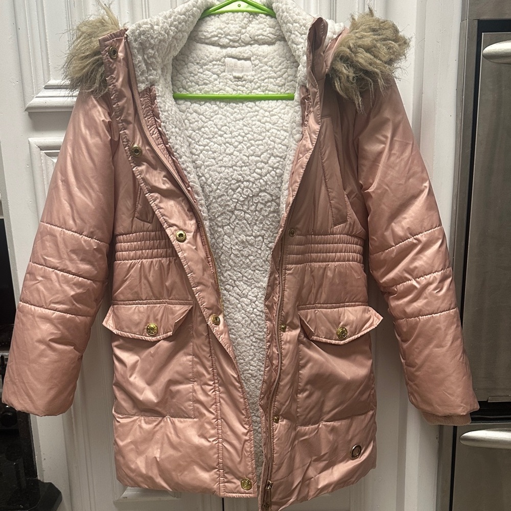 BCBGirls Cream Sherpa Jacket